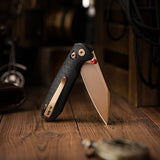 Складаний кишеньковий ніж Hornet-04G Axis Lock EDC, лезо 3,34 дюйма зі сталі 14C28N, ручка з мікарти