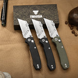 Puppy BG Crossbar Lock EDC Folding Pocket Knife,2.62'' SK5 Blade,G10 Handle