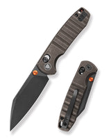 Firefly-CU Crossbar Lock EDC Folding Pocket Knife,2.99" 14C28N Steel Blade,Copper Handle
