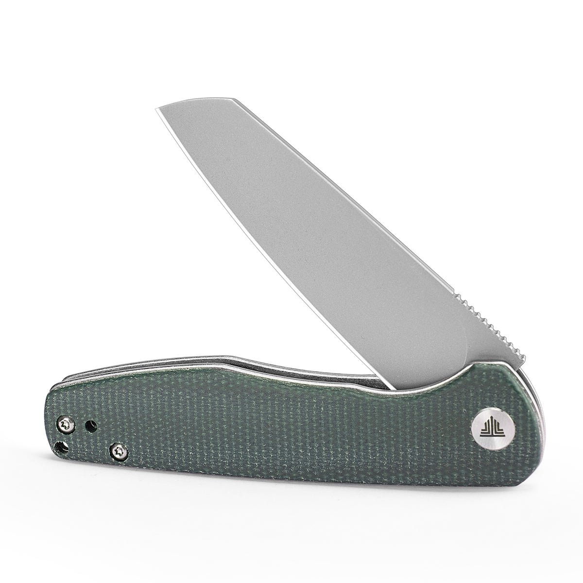 Dickybird-GM Liner Lock EDC Folding Pocket Knife 2.99'' 14C28N Steel Blade,Micarta Handle
