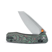 Sloth Ultra-GC Crossbar Lock EDC Folding Pocket Knfe,2.54" M390 Steel Blade, Carbon Fiber Handle