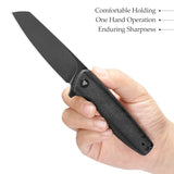 Dickybird-BM Liner Lock EDC Folding Pocket Knife 2.99'' 14C28N Steel Blade,Micarta Handle