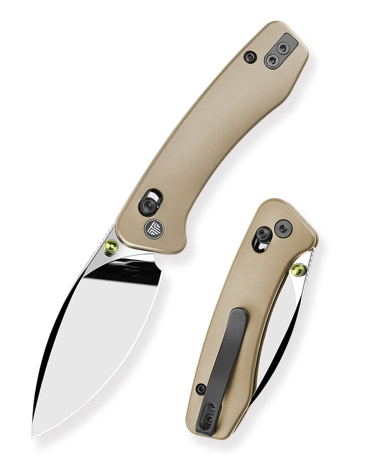 Koala Ultra-M Crossbar Lock EDC Folding Pocket Knife,2.56'' Mirror Polish M390 Steel Blade, Titanium Handle
