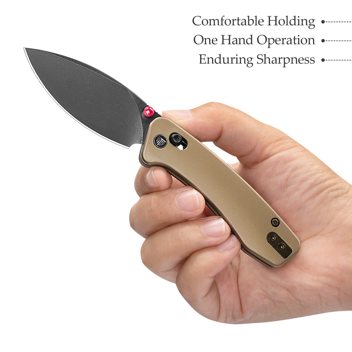 Koala Ultra-B Crossbar Lock EDC Folding Pocket Knife,2.56'' M390 Steel Blade, Titanium Handle