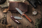 Aries-03RB Liner Lock,3.54"  110 Layers Damascus Steel,G10 Handle