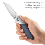 Vul-03 Liner Lock，3.5'' 10Cr Steel Blade，Steel Bolster & G10 Handle