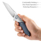 Vul-03 Liner Lock，3.5'' 10Cr Steel Blade，Steel Bolster & G10 Handle