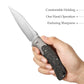 UMa-05 Ti Bolster and Thumb Stud,3.66" S35VN Steel,,Carbon Fiber Scales