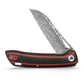 Aries-03RB Liner Lock,3.54"  110 Layers Damascus Steel,G10 Handle