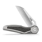 Oph-06H Horizontal Hand Satin Finished M390 Blade Titanium Handle with Carbon Fiber